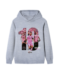 Lionel Messi Cotton Rich Jumper for Girls Kids Hooded Sweatshirt