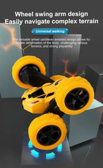 Full Rotation Remote Control Toy Stunt Car with Lights