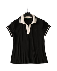 Short Sleeve Women's V-Neck Polo Shirt