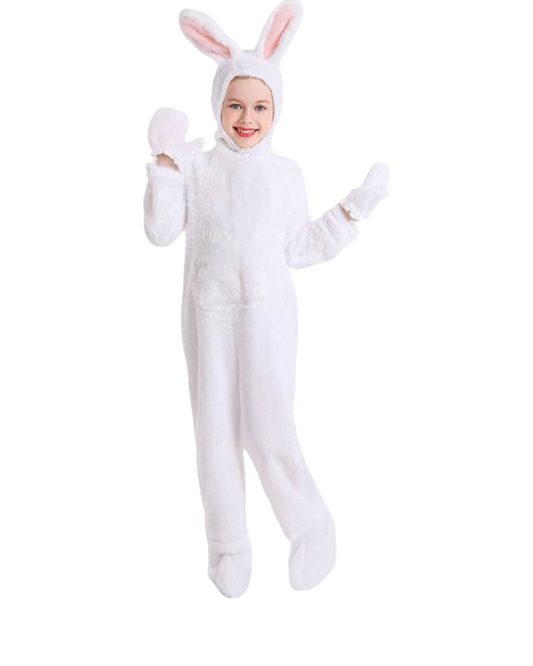 White Bunny Animal Costume Set