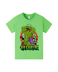 Monster Hero Graphic T-Shirt – Soft 100% Cotton Crewneck Top