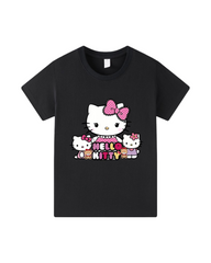 Hello Kitty Inspired Graphic Tee – Soft Cotton Cute Top