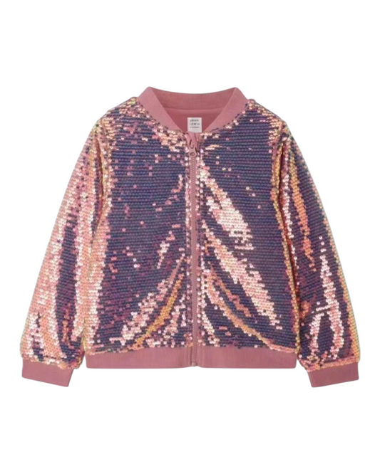 Fun Sequined Bomber Jacket