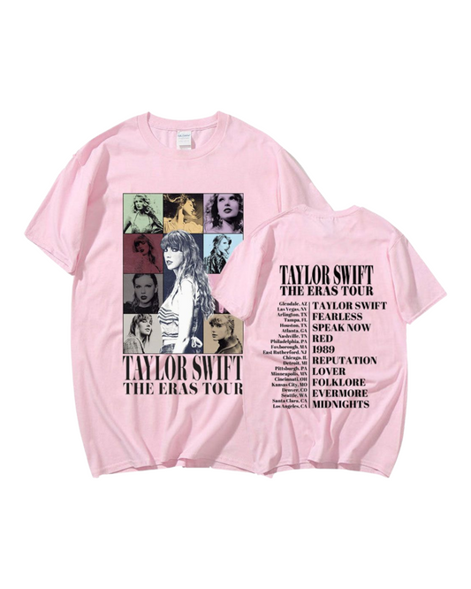 Oversized Women's Taylor Swift Eras Tour T-Shirt