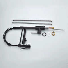 Dual-Mode Pull-Out Kitchen Sink Faucet – Modern Stainless Steel Single Handle Hot and Cold Mixer Tap