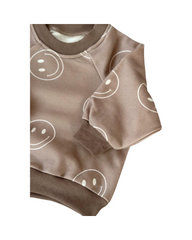 Ribbed Cotton Two-Piece Lounge & Sleepwear Set – Toddler Pullover Top and Pants