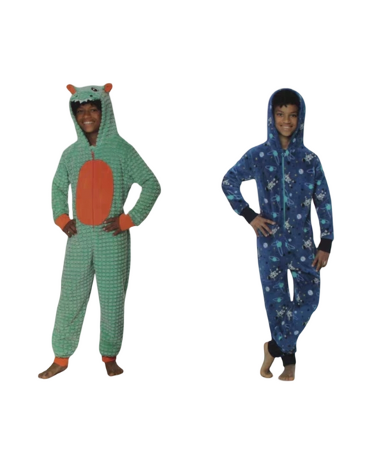 Monster Boys Onesie with Hood