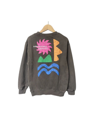 Kids Sweatshirt with Neon Graphics