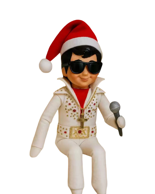 Collectible Pop Culture Holiday Elf Figurine Featuring Iconic Character Styles
