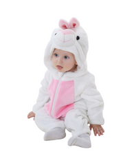 Cozy Fleece Animal Bodysuit Costume for Toddler or Kids Dress Up & Sleepwear