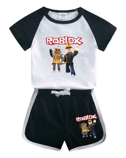 Boys' T-Shirt and Shorts Roblox Pyjama Set