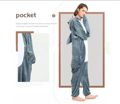 Animal Onesie Costume – Soft Fleece Onesies Jumpsuit Sleepwear Pyjamas