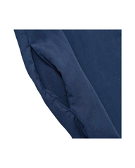 Casual Blue Midi Shirt Dress for Women – Short Sleeve Collared Button-Up Everyday Dress