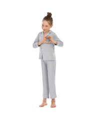 Girls Comfortable Cotton Satin Pyjama Set