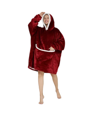 Women'S Wearable Blanket Hoodie Cozy Wearable Blanket with Pocket
