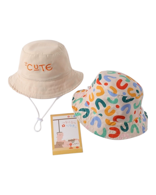 Kids' Bucket Hat with Chin Strap
