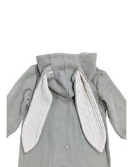 Hooded Bunny Rabbit Onesie with Zipper