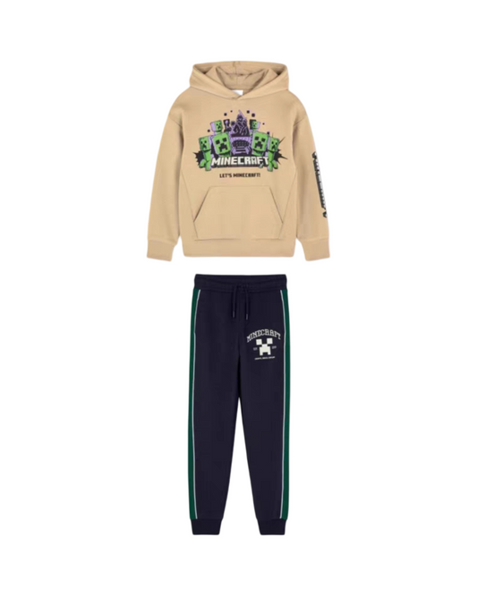 Minecraft Fleece Hoodie and Track Pants Set for Boys