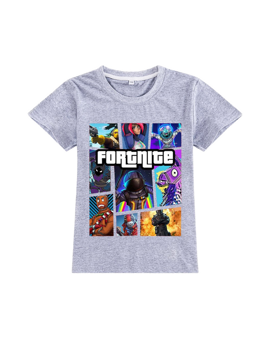 Fortnite Characters Printed Kids Graphic T-Shirt