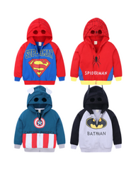 Boys Superhero Fleece Hoodie