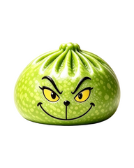 Grinch Holiday Themed Squishy Dumplings Fidget Sensory Toy Stress Relief Squeeze Ball