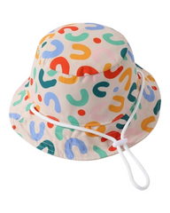 Kids' Bucket Hat with Chin Strap
