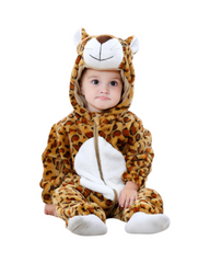 Cozy Fleece Animal Bodysuit Costume for Toddler or Kids Dress Up & Sleepwear