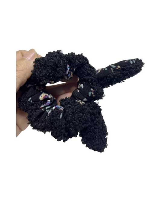 Floral Pattern Elastic Hair Scrunchies Set