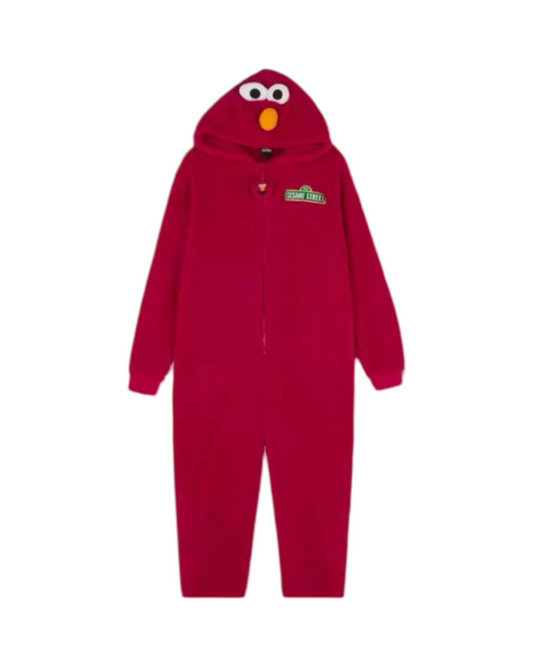 Relaxed Fit Furry Monster Adult Fleece Onesie Sleepwear Jumpsuit