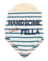 Two-Piece Baby Feeding Bibs Set with Design