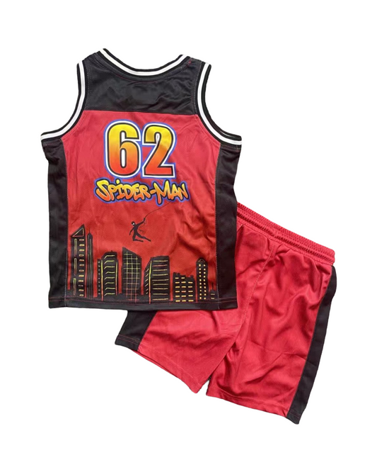 Spider-Man  Graphic Boys Tank Top and Short Set