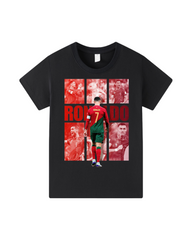 Cristiano Ronaldo Graphic Kids 100% Cotton Short Sleeve T-Shirt