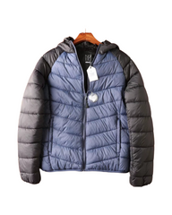 Lightweight Hooded Men's Puffer Jacket with Pockets