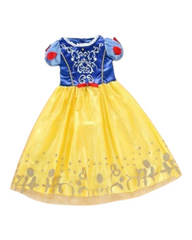 Princess Costume Party Dress with Tulle and Ruffles