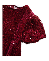 Glittering Sequined Girls Dress