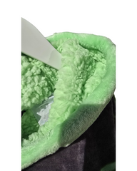 Fluffy with Baby Yoda Pattern Oodie