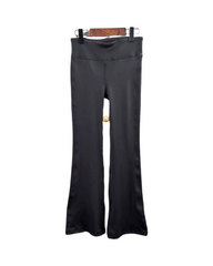 Wide Leg Ribbed Knit Pants Elastic High Waist Comfortable Trousers