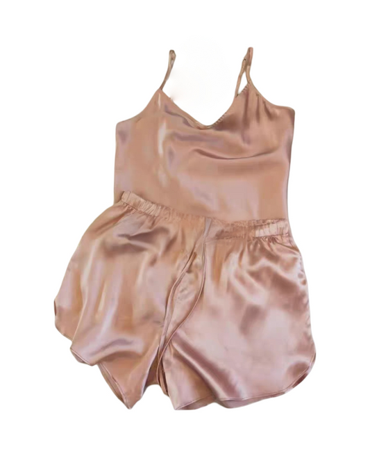 Soft Nature Silk Sleepwear Cami with Shorts Set