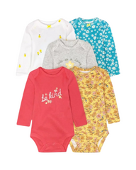 Long Sleeve Baby One-Pieces – Soft Cotton Romper & Bodysuit Multi-Pack