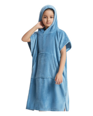 Kids Hooded Fluffy Beach Towel