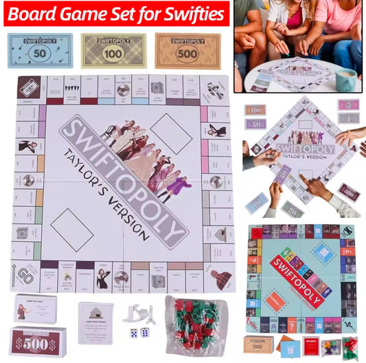 Swiftopoly Edition Board Game Couple Board Game