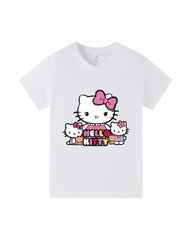 Hello Kitty Inspired Graphic Tee – Soft Cotton Cute Top