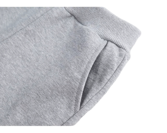 Unisex Kids Cotton Sweatpants with Elastic Waist & Pockets