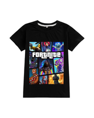 Fortnite Characters Printed Kids Graphic T-Shirt