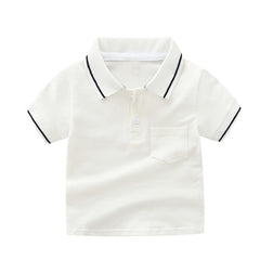 Short-Sleeved Collared Polo Shirt