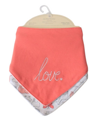 Two-Piece Baby Feeding Bibs Set with Design