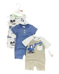 Set of 3 Cotton Onesies