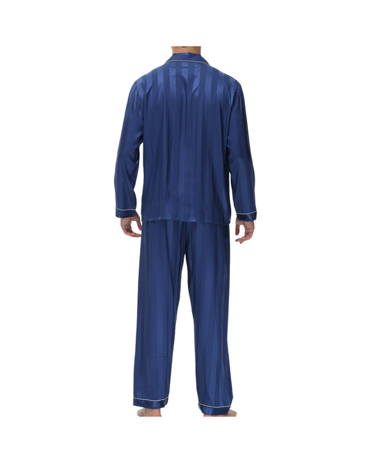 Men's Casual Stripe Pajama Set
