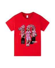 100% Cotton Messi #10 Graphic T-Shirt for Kids