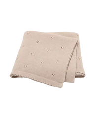 Cozy Knit Sensory Baby Blanket Nursery Essential